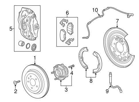 Brakes/Rear Brakes for 2018 Cadillac CTS #1