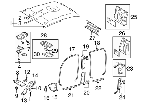 BODY/INTERIOR TRIM - CAB for 2012 Toyota Tacoma #1