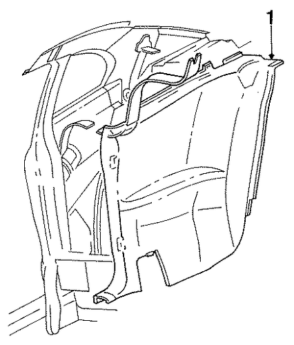 Mustang INTERIOR TRIM - QUARTER PANELS 2