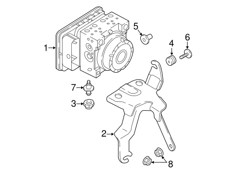 BRAKES/ANTI-LOCK BRAKES for 2016 Scion iA #2