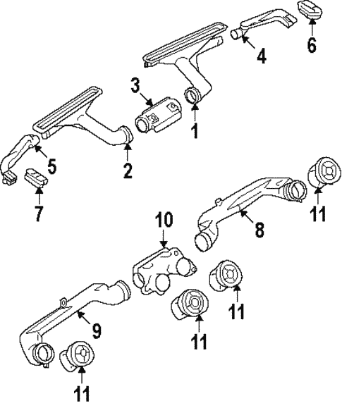 Air Distribution System for 1990 Mazda Miata #0