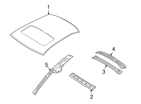 Body/Roof & Components for 2009 Ford Taurus #1