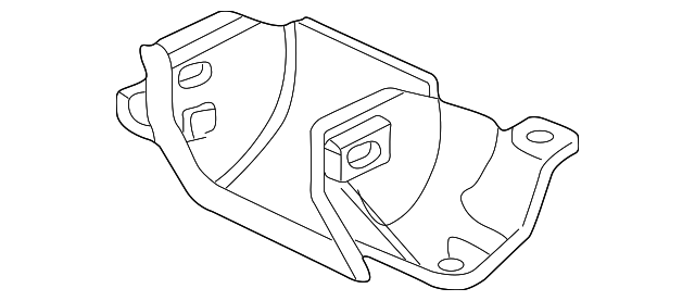 KKU000050 Деталь MOUNT BRACKET, LEFT