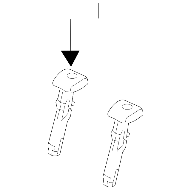 8U5Z-96610A16-FB HEADREST GUIDE, LEFT