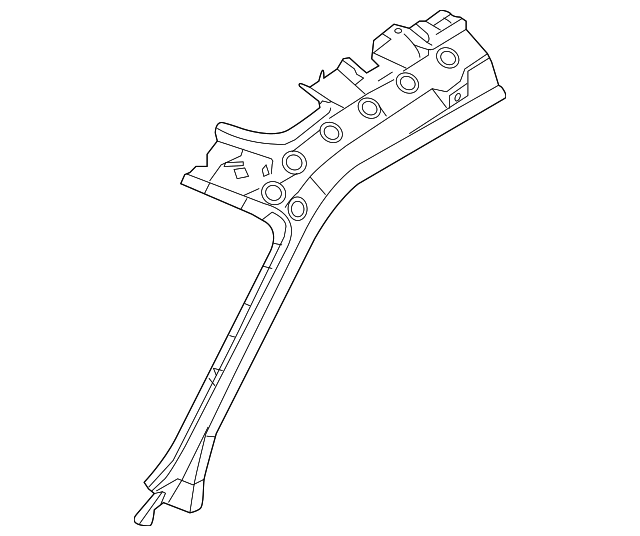 AA8Z-7402508-A Деталь INNER W/S PILLAR, RIGHT