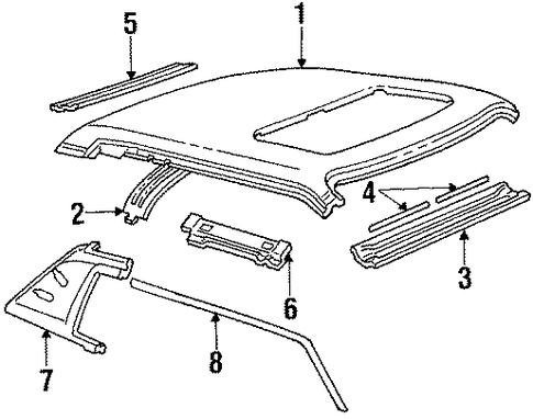 Mustang ROOF & BACK GLASS 2