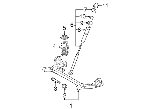 REAR SUSPENSION/REAR SUSPENSION for 2013 Toyota Sienna #1
