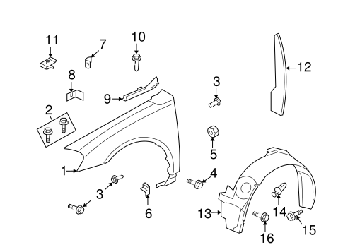 Impala Limited FENDER & COMPONENTS