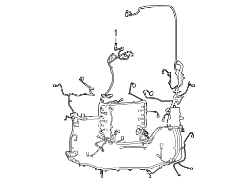 Electrical/Wiring Harness for 2003 Ford Explorer #1