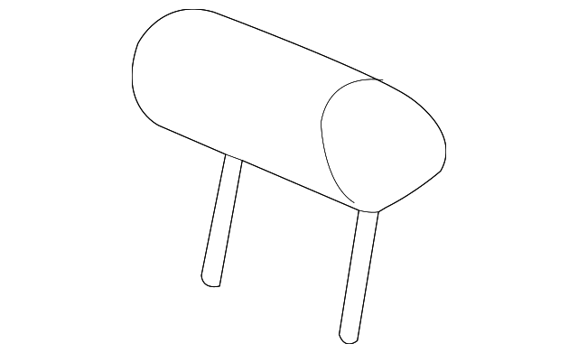 C2D11389PVJ Деталь HEADREST, OUTER, RIGHT