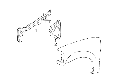 Structural Components & Rails for 2014 Ford Expedition #0