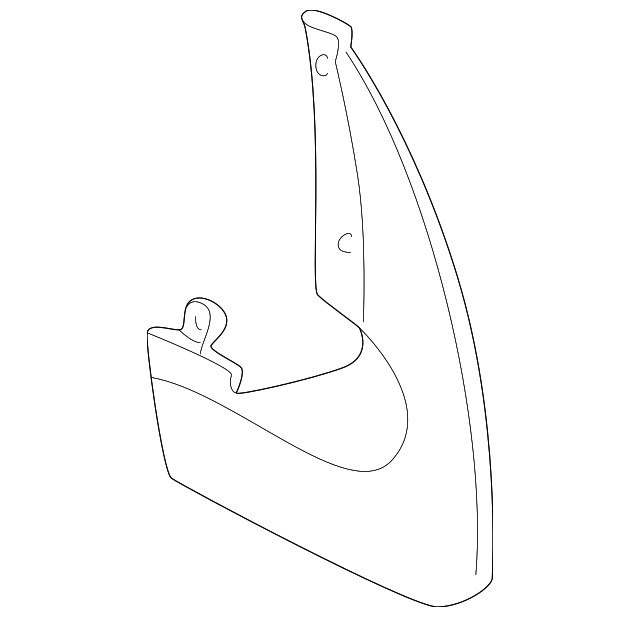 30859693 Деталь MUD GUARD, RIGHT