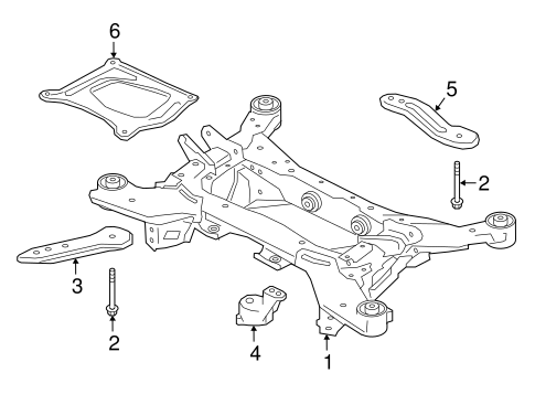 XF CROSSMEMBERS & COMPONENTS