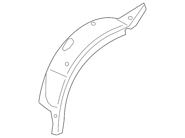 991-502-515-00-GRV Деталь OUTER WHEELHOUSE, LEFT