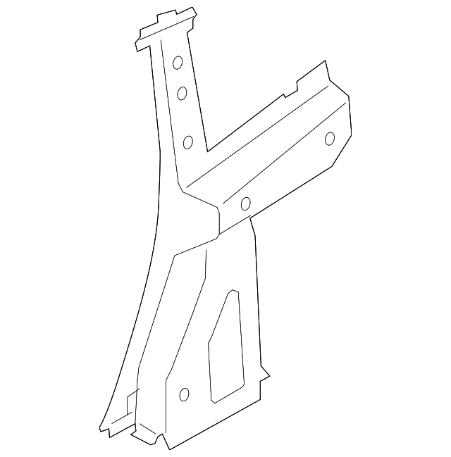 991-502-019-00-GRV Деталь LOWER PANEL, LEFT
