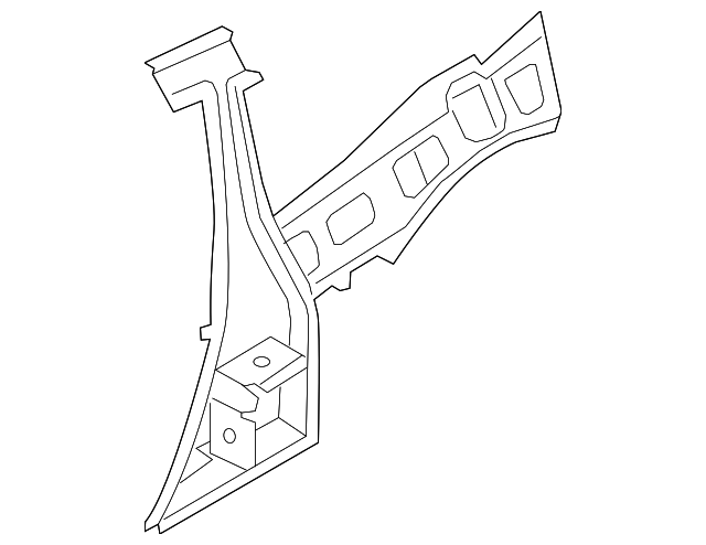 991-502-392-00-GRV Деталь FRONT PILLAR, RIGHT