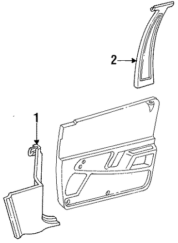 Tempo INTERIOR TRIM - PILLARS