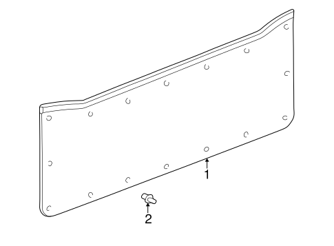 BODY/INTERIOR TRIM - TAIL GATE for 2004 Toyota Land Cruiser #1