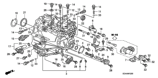 Transmission - Manual/MT Transmission Case (V6) for 2007 Honda ACCORD SEDAN #1