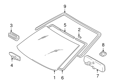 BODY/REVEAL MOLDINGS for 2005 Toyota Echo #1