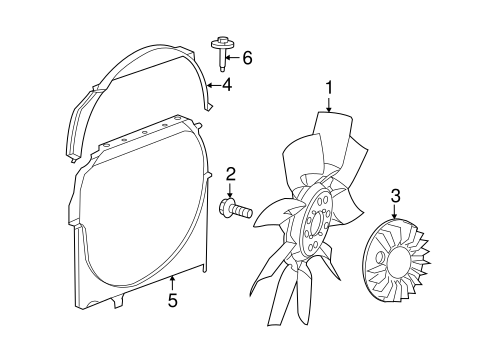 Cooling Fan for 2011 Ram Dakota #0