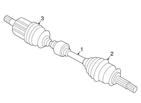 Drive Axles for 2007 Kia Spectra #0