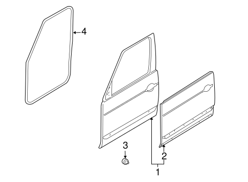 Door & Components for 2014 Land Rover LR2 #1