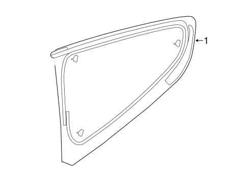 Glass & Hardware for 2018 Ford Mustang #0