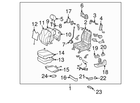 ELECTRICAL/HEATED SEATS for 2010 Toyota Venza #1