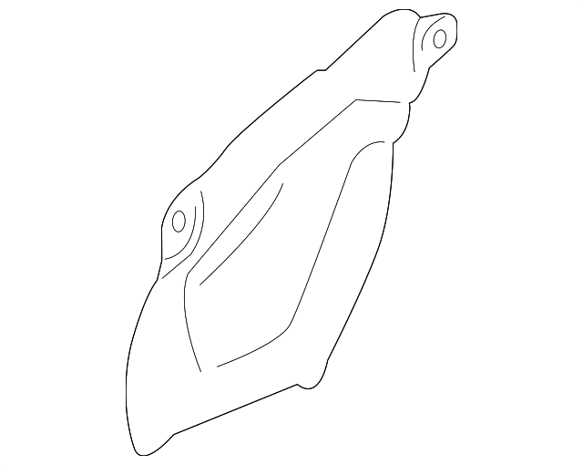 DP5Z-5427458-A Деталь WATER SHIELD, RIGHT