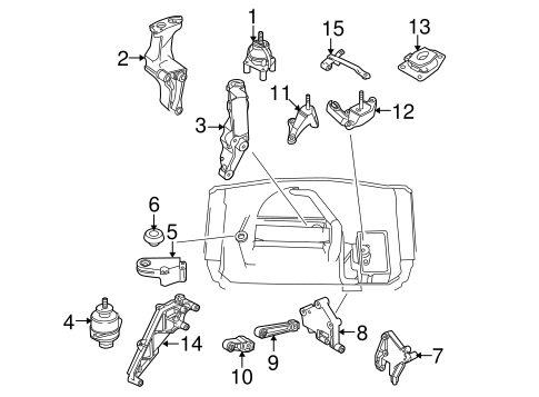 9-5 ENGINE & TRANS MOUNTING