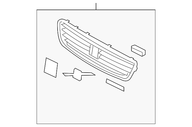31290757 UPPER GRILLE