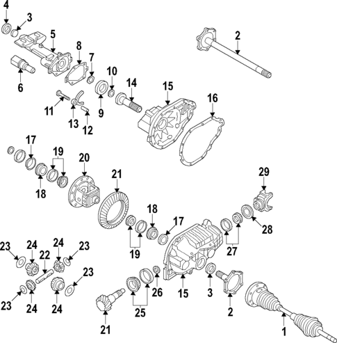 Axle Shafts & Joints for 2018 Cadillac Escalade ESV #0