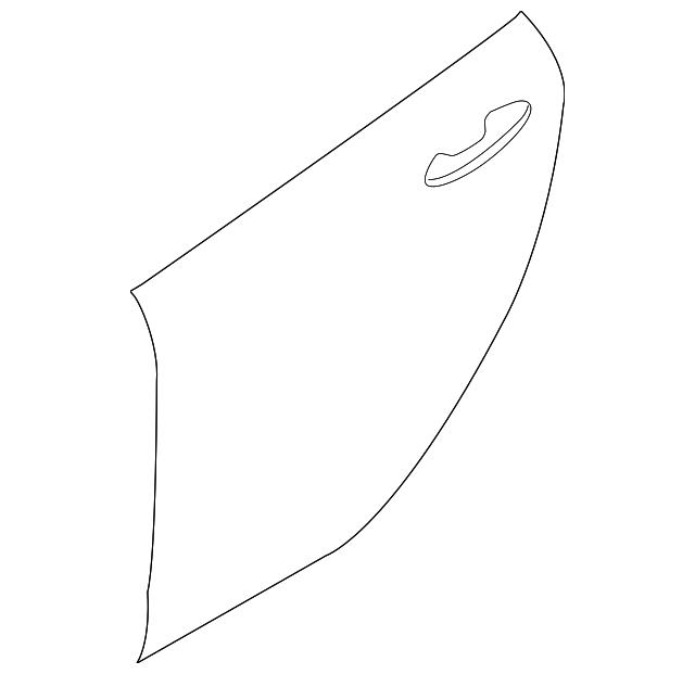 AE8Z-5824700-B Деталь OUTER PANEL, RIGHT