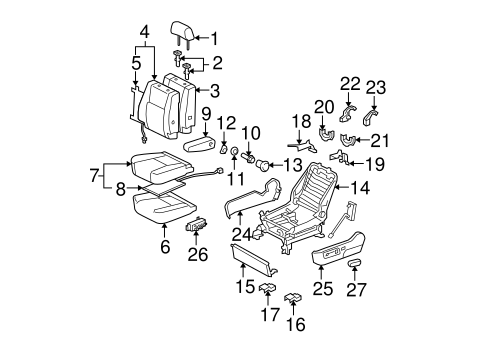 ELECTRICAL/POWER SEATS for 2006 Toyota Sequoia #1