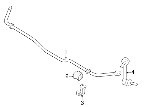 Rear Suspension/Stabilizer Bar & Components for 2014 Nissan Pathfinder #1