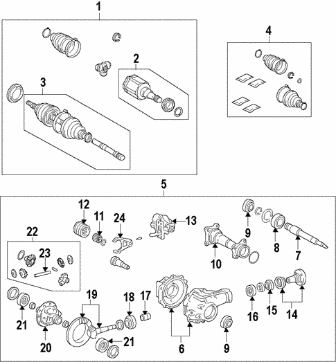 Axle Shafts & Joints for 2015 Toyota Tundra #0