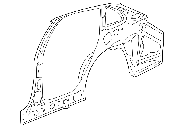 22712063 Деталь INNER PANEL, LEFT