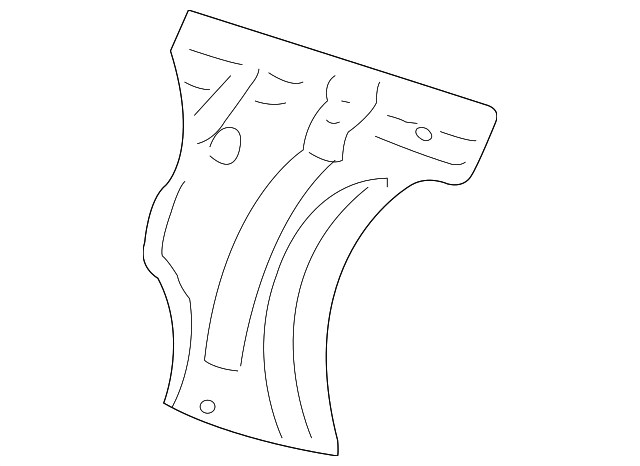 21019541 Деталь WHEELHOUSE ASSY BRACE, LEFT