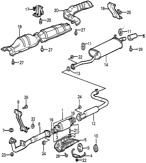 1984 Honda ACCORD HATCHBACK S GASKET, EX. PIPE (ISHINO GASKET) - (18212SA0003) 1984 Honda ACCORD HATCHBACK S GASKET, EX. PIPE (ISHINO GASKET) - (18212SA0003)