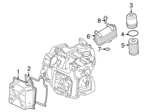 Transaxle Parts for 2014 Volkswagen Jetta #1