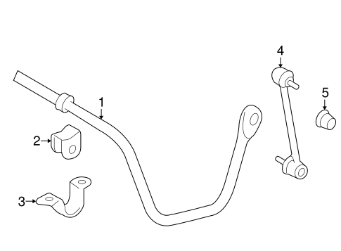 REAR SUSPENSION/STABILIZER BAR & COMPONENTS for 2009 Toyota Highlander #2