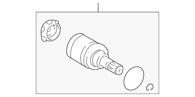 88969208 Деталь INNER JOINT, LEFT