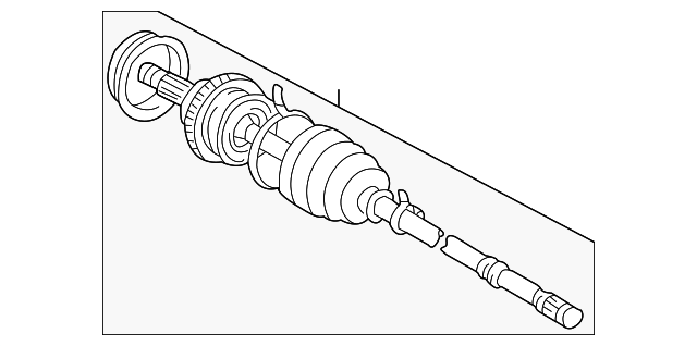 88973977 Деталь OUTER JOINT, LEFT