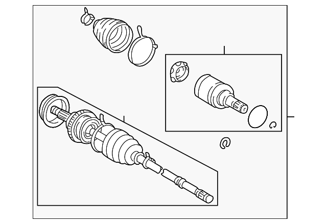 88969205 Деталь AXLE ASSY, LEFT