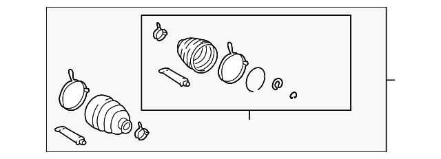 88974677 Деталь BOOT KIT, LEFT