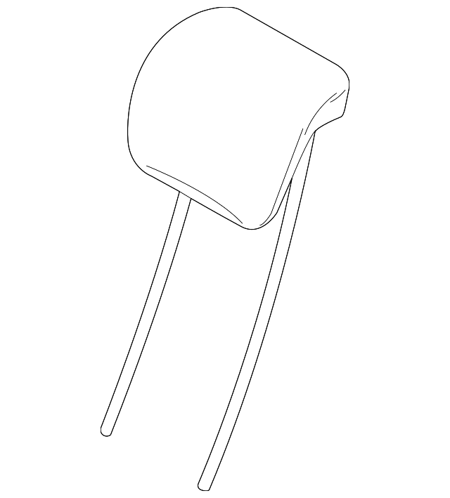 DT1Z-76611A08-AA Деталь HEADREST, LEFT