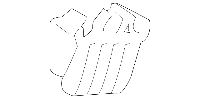 6M2Z-6020586-AB Деталь SEAT FRAME CAP, RIGHT
