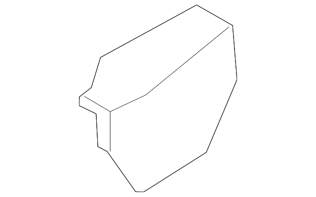 6M2Z-1723552-AA Деталь REAR COVER, LEFT
