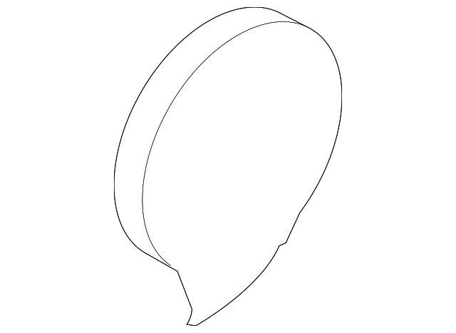 6M2Z1763149BA Деталь PIVOT COVER, LEFT